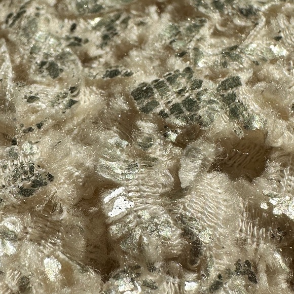 Chico's foiled penny pullover crew neck sweater sz 1 or S - Picture 6 of 7